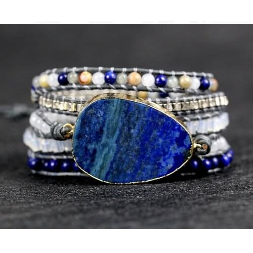 Crystal Bracelet Natural Stone Bracelet Office Womens Bracelet Creative National Style Simple Bracelet Gift Charm Bracelet