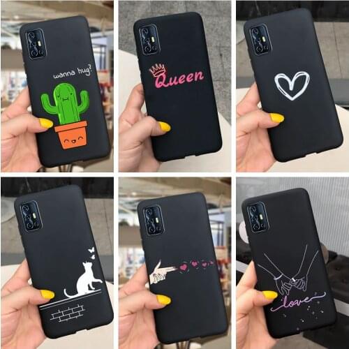 For Vivo V17 Case Candy TPU Slim Soft Silicon Black Matte Phone Cover For Vivo V17 V 17 Pro Case Capa For Vivo V 17 V1945A Cases