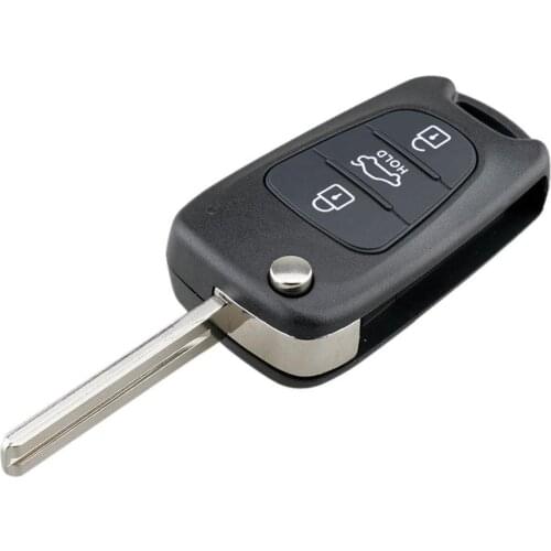 3 BN Flip Remote Key Fob Case Shell for KIA Rondo Sportage Soul Rio