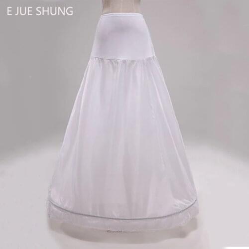 E JUE SHUNG One Hoop A-line Wedding Petticoat Crinoline Slip Underskirt For Wedding Dress Wedding Accessories