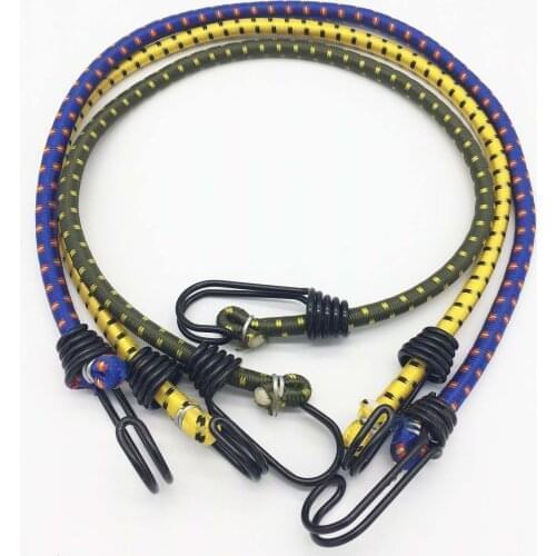 2pcs/lot 8mm *60cm bungee elastic cords, Elastic Rope Tied High Luggage Rope with hook in both end
