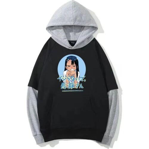 Don't Toy with Me, Miss Nagatoro Print Top Autumn Loose Unisex Hoodie