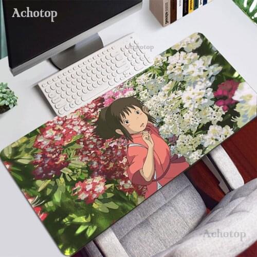 Anime Spirited Away Totoro Customized MousePad Computer Laptop Anime Anti-slip Mouse Mat XL Large Mouse Pad Keyboards Rubber Mat