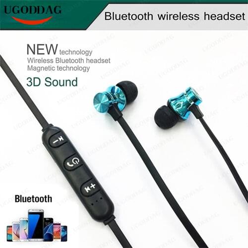 Magnetic Wireless bluetooth Earphone XT11 music headset Phone Neckband sport Earbuds Earphone with Mic For iPhone Samsung Xiaomi