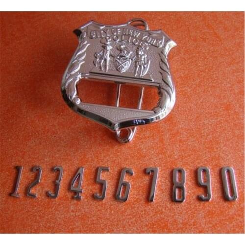 NEW US City of New York Department Metal Badge Cosplay Inspector Detective Sergeant Shirt Lapel Badge Brooch Pin
