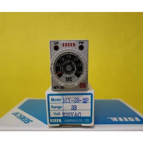 MY-3S-2P-220V brand new original imported Taiwan FOTEK timer