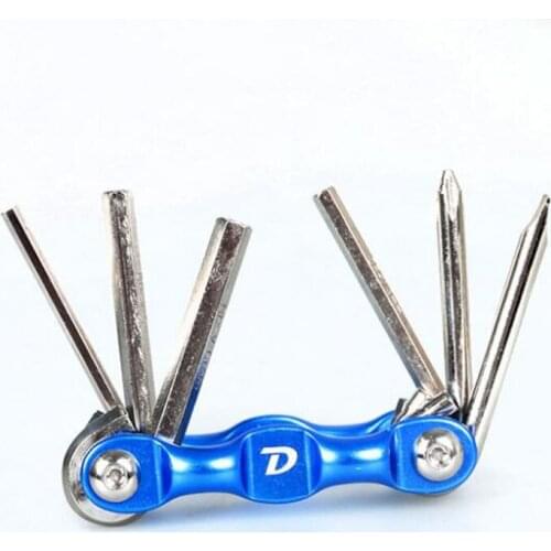 Portable 6 in 1 Multi-function Mountain Road Bicycle Bike Repair Tool Set Kits Hex Key Wrenches 3/4/5/6mm Bycicle Cycling Tools