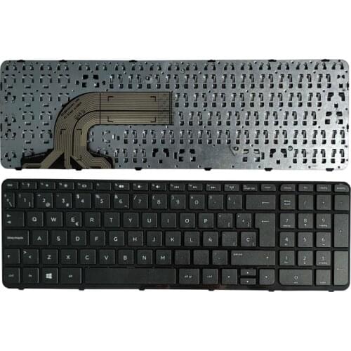 NEW Spanish Laptop keyboard for HP Pavilion 15-N000 N100 N200 15-E000 15-E100 719853-161 749658-161 PK1314D1A24 NSK-CN6SC