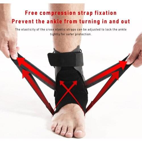 2021 New Ankle Braces Bandage Ankle Protectors Supports Foot Orthosis Stabilizer Straps Sports Safety Adjustable Compression