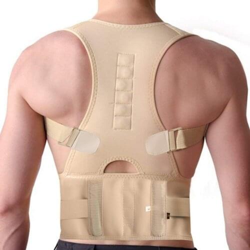 New Posture Corrector Magnetic Therapy Posture Corrector Brace Adjustable Shoulder Back Brace Support Belt Pain Relief