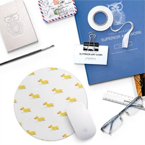 Office Computer Desk Mat Table Keyboard Mouse Pad Interesting Illustration Creative Personality Little Duck Gaga Non-slip Mat