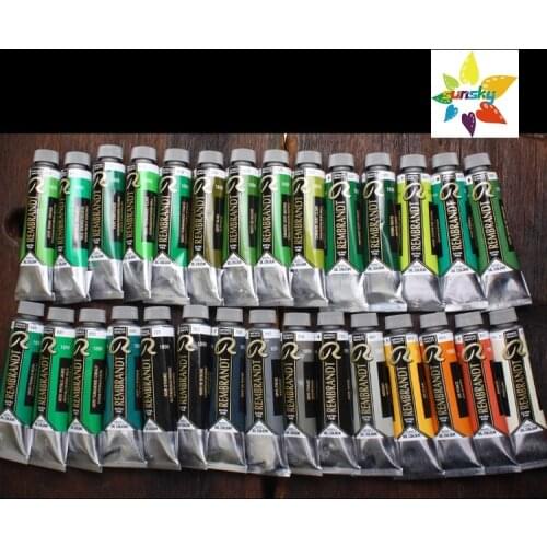 Original Talens REMBRANDT series Artists' Oil color even and delicate Tubular 40 ml single 120 colors Self selected Art supplies