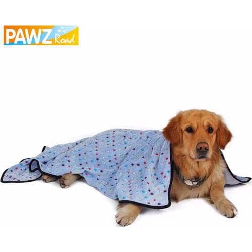 Pawz Road Large Dog Blanket Towel For Dogs Colorful Dot Blanket For Pets Puppy Cat Mat Lovely Kitten Bath Towel Quilt