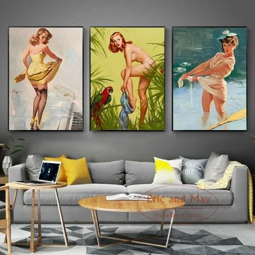 World War Ii Soviet Sexy Girl Poster And Print Wall Art Canvas Painting Pictures Nordic Wall Decorations Living Room Affiche