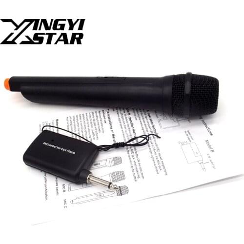Professional Wireless Microphone System Transmitter Handheld Mic Mike Microfone Microfono For Karaoke Mixer DJ KTV PA Amplifier
