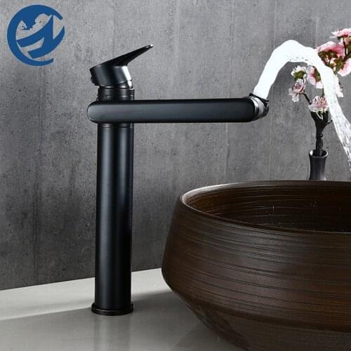 Short/Tall Style Bathroom Basin Faucet Foldable Free Rotation Basin Faucet Cold Hot Water Mixer Crane Sink Tap Faucet Basin Taps