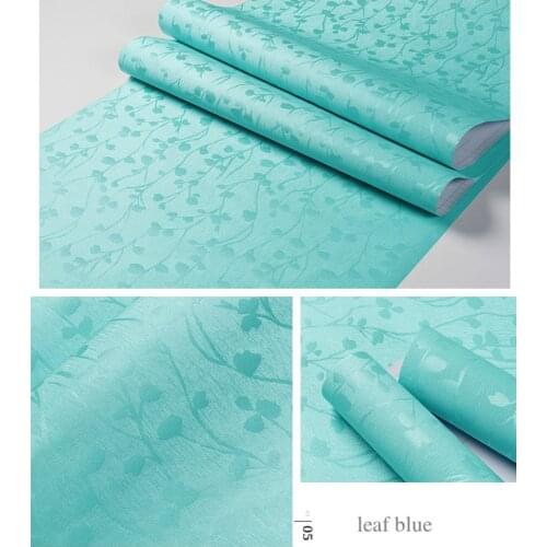 Special embossing flower rose leaf wallpapers bedroom living room wall decoration 3d mural wallpapers pink blue yellow white