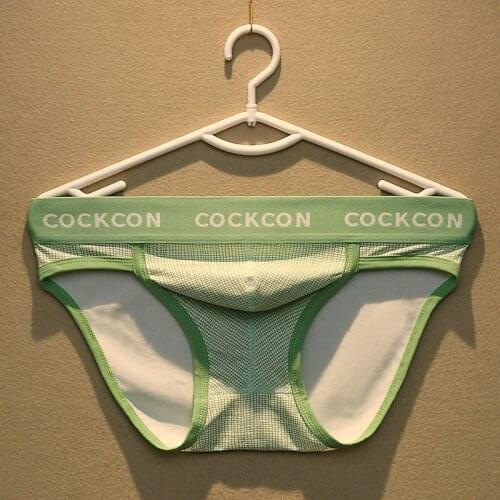 New Men Briefs Mens Underwear Cotton Cueca Masculina Panties Hombre Underpants Plaid Size L-3XL