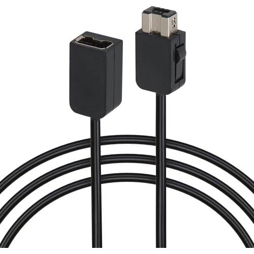 For Nintendo New SNES MiniNES Game Handle Extension Cable Cord 3M Black