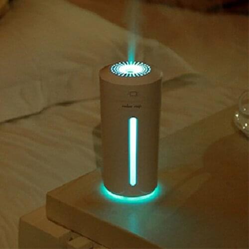 Ultrasonic Air Humidifier Essential Oil Diffuser With 7 Color Lights Electric Aromatherapy USB Humidifier Car Aroma Diffuser