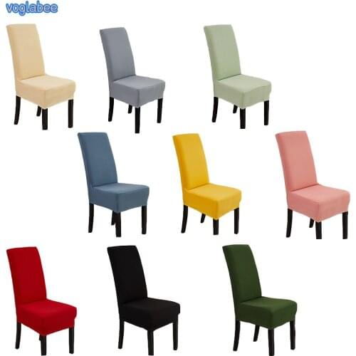 Color Universal Chair Cover Spandex Stretch Seat Chair SlipCovers Washable Removable Armless Chair Protector For Hotel Banquet
