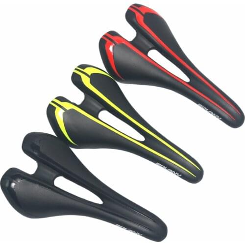 BOLANY Bicycle Saddle Ultra Lightweight Damping Comfortable Bicycle Saddle Mountain Bike Road Bike Saddle 270g 143mm Saddle