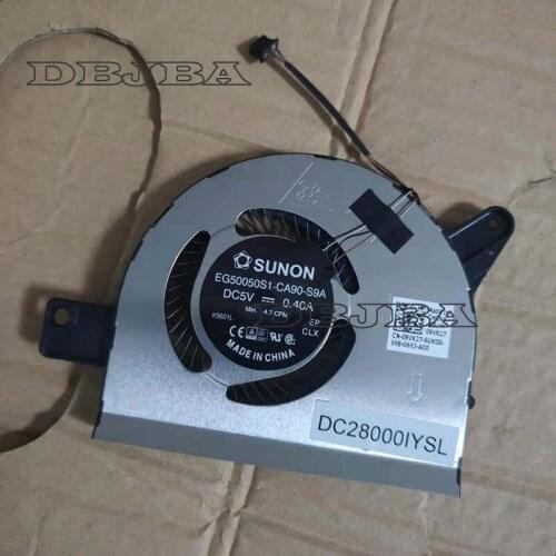 Cpu cooling fan for Dell Latitude 5580 DC28000IYS0 EG50050S1-CA90-S9A 9VK27