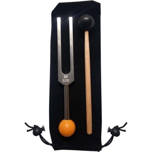 Tuning Fork 528 HZ - with Buddha Bead Base for Ultimate Healing and Relaxation