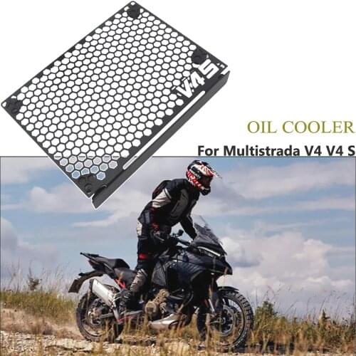 High Quality New Motorcycle Accessories Oil Cooler Radiator Guard For Ducati Multistrada V4 V4 S V4S