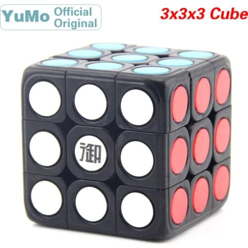 YuMo Circle Dot 3x3x3 Magic Cube 3x3 Speed Twisty Puzzle Brain Teasers Challenging Intelligence Educational Toys For Children