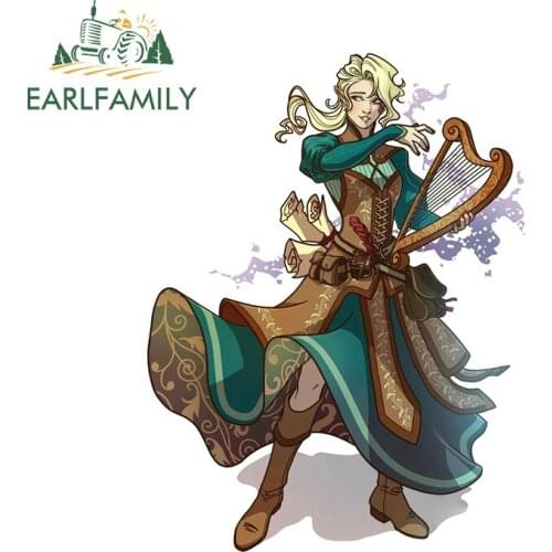 EARLFAMILY 13cm x 9.9cm for Auralyn JDM Funny Car Stickers Waterproof Sunscreen Decals Motorcycle Surfboard Car Body Graphics