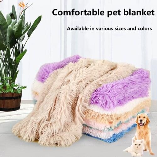 Winter Dog Bed Mat Soft Fleece Pet Cushion House Warm Puppy Cat Sleeping Bed Blanket For Small Large Dogs Cats Kennel Cama Perro