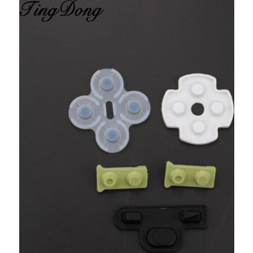 1sets Conductive Rubber Pads For Sony Playstation 3 For PS3 Controllers Buttons D Pad Repair Parts Accessories