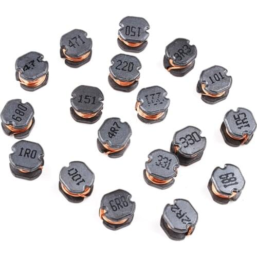 20PCS/Lot SMD Chip Inductor CD75 2.2/4.7/6.8/10/22/33/47/100UH