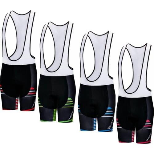 2021 Summer Cycling Bib Shorts gel Coolmax Padded Women Bib Shorts Cycling Bicycle Bike Bib Shorts Riding Girl Pants Black Green