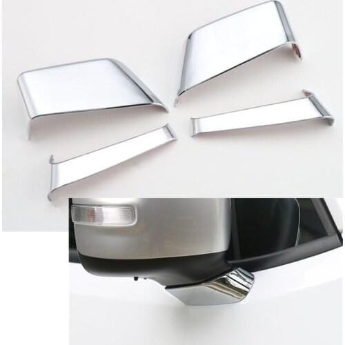 4Pcs/Set ABS Exterior Car-Styling Rearview Mirror Bottom Holder Cover Decor Trim Molding For Jeep Renegade 2015 2016