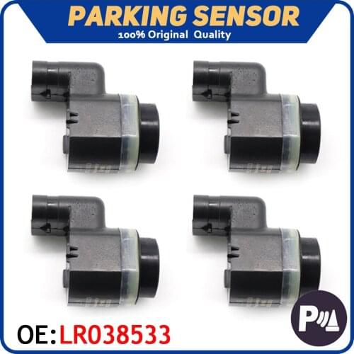 4PCS Car PDC Parking Sensor LR038533 Fit For Jaguar F-Type XF XFR XFR-S XJ XKR XKR-S Land Rover LR4 Range Rover Evoque Sport