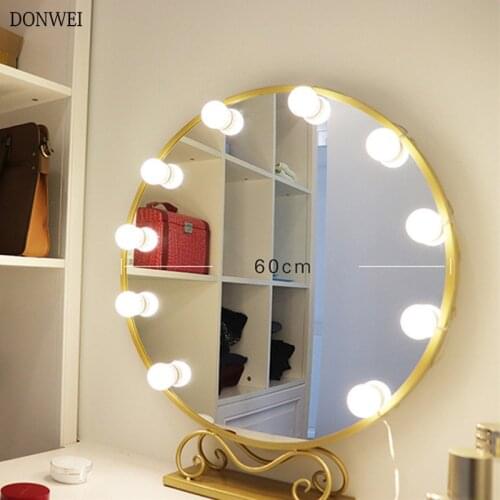 6LED/10 LED/14 Light Bulb Lamp Kit Vanity Makeup Mirror Light Brightness Adjustable Hollywood Style Makeup Cosmetic Mirror light