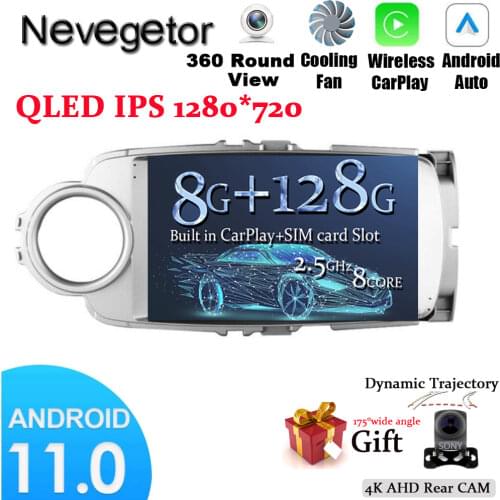 9" 2din Android 11 GO Car DVD Player for Toyota Yaris 2012 2013 20014 2015 2016 2017 Car Radio GPS Navigation WIFI