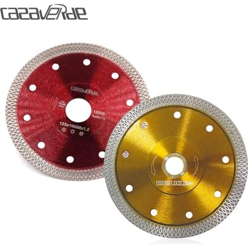 Casaverde Brand D125mm super thin diamond porcelain ceramic cutting blade for cutting ceramic or porcelain tile