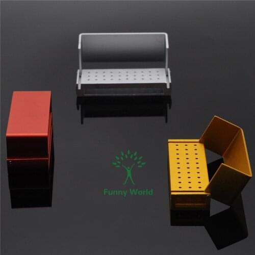 Burs Blocks Autoclavable 3Pcs Dental Disinfection Holder Sterilizer 30 holes