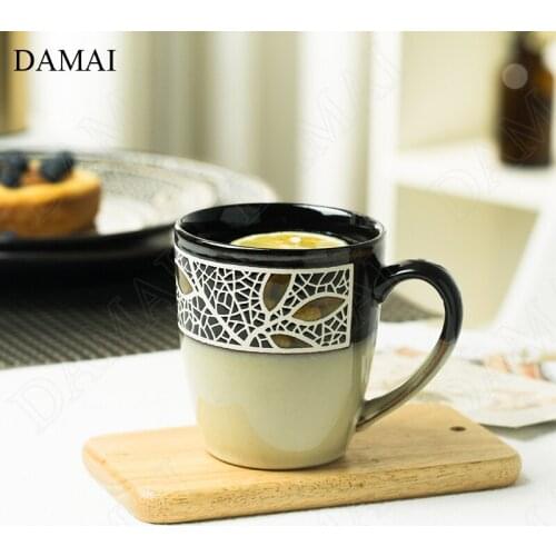 European Creativity Underglaze Ceramic Mugs Modern Simplicity Kiln Change Coffee Milk Cup Office Coffee Table Desktop Water Cups