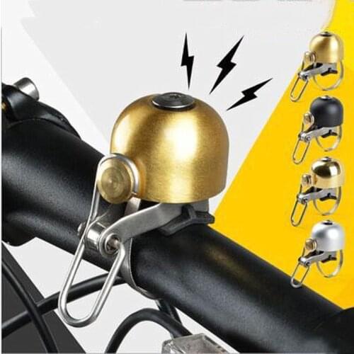 Bicycle Metal Bell Ring Folding Bike Retro Bell Mountain Bike Bell Loud Sound Handlebar Horn Bicycle Cycling Alarm Accessories
