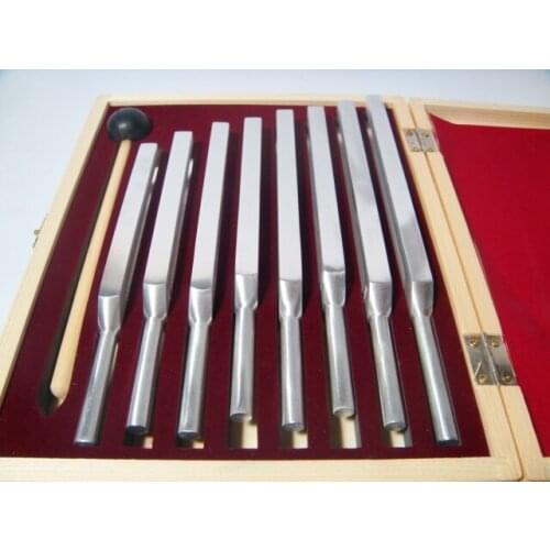 JYC type 8 pcs piano tuning fork group music tuning fork Piano tuner tuning fork