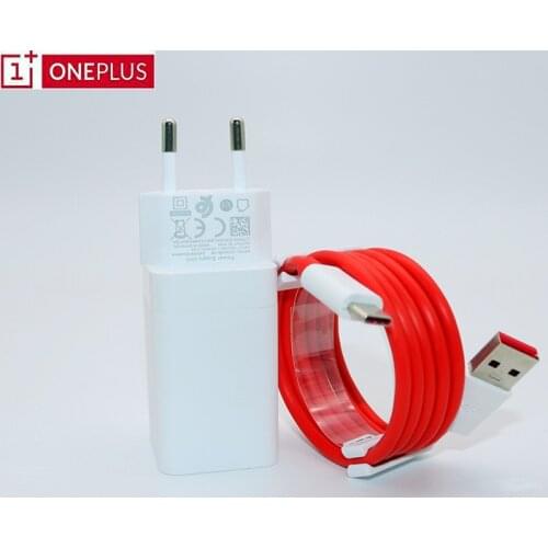 Original Oneplus Dash Charger 5V4A For One plus 6T 5/5T/3/3T Dash Charge Adapter 100cm Round Dash USB Charge Type C Cable