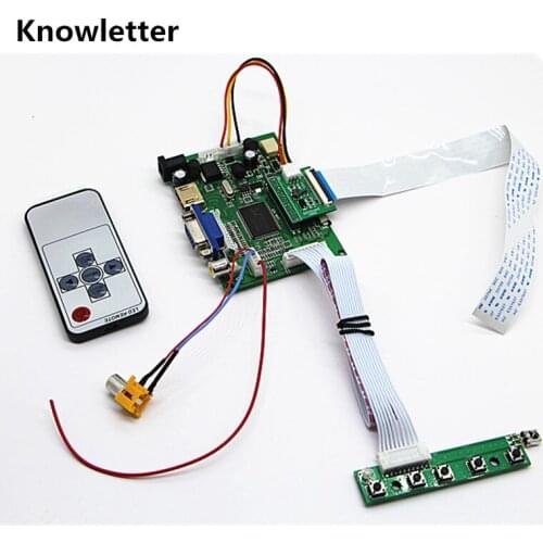 HDMI + 2AV+ VGA LCD Driver Controller Board Kit for Panel 10.1 inch LP101WH4-SLA3 1366*768 LCD controller board DIY kits