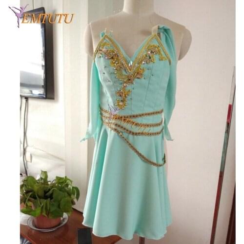 Cupid Variation Professional Ballet Costume Diana And Acteon Variation Ballet Dress White Or Red Chiffon Ballet Solo Attire