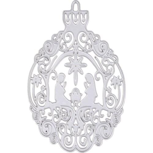 Christmas Hanging Metal Cutting Dies Stencil DIY Scrapbooking Album Paper Card Template Mold Embossing Decoration