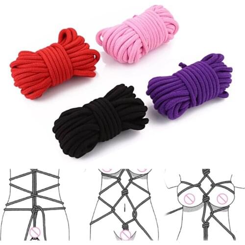 Sex Toys Erotic Slave Bondage Rope Restraint Cotton Suitable For Adults 18+ Couple Love Sexual Partners SM Game Products