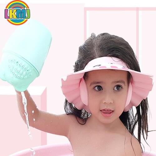 Couvre-Tte De Bain Bonnet De Douche Rglable Pour Lavage Des Cheveux Protection Oreilles Pour Nouveau-N Pour Enfants Shampoing